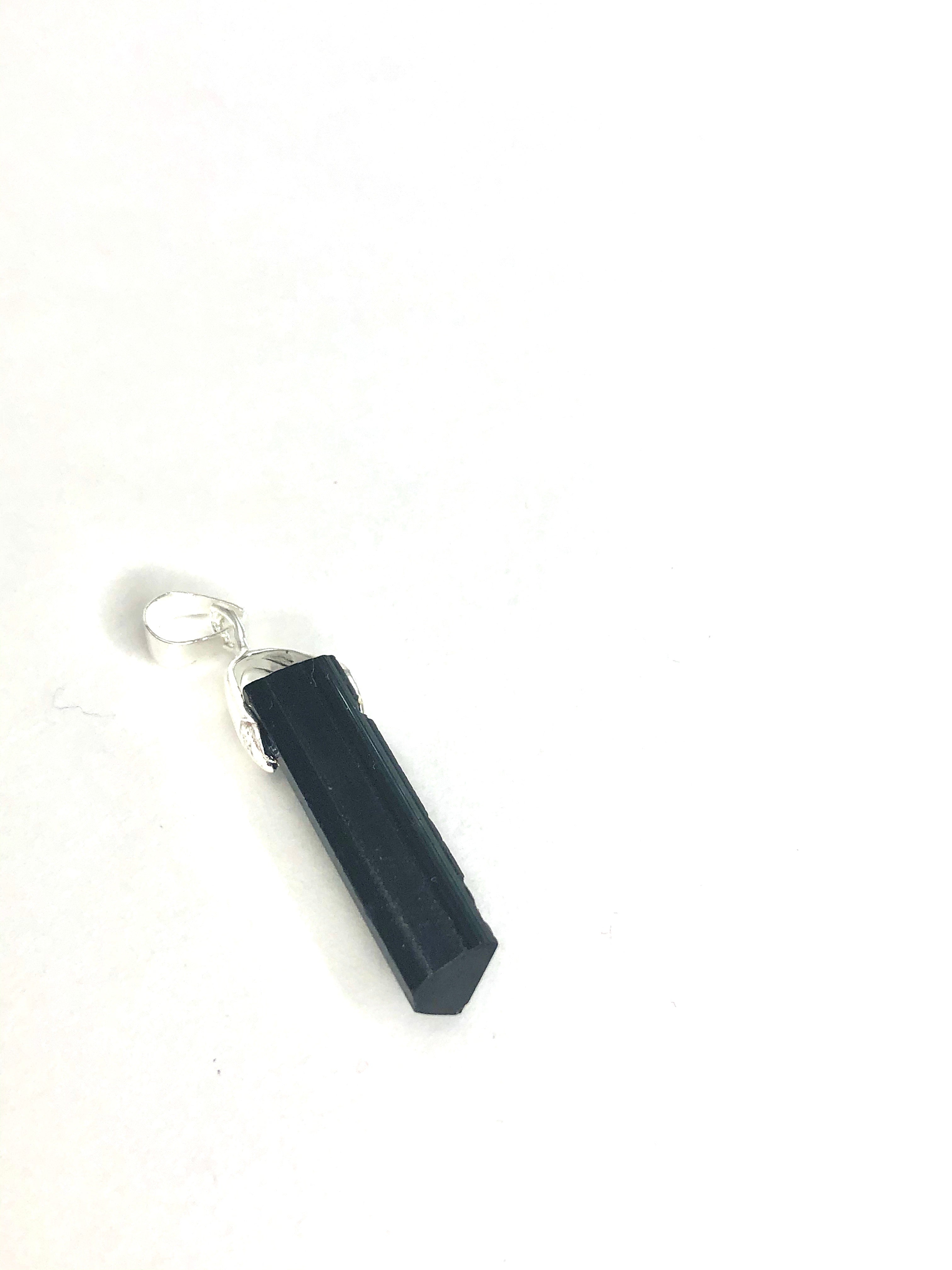 Black Tourmaline Pendant.