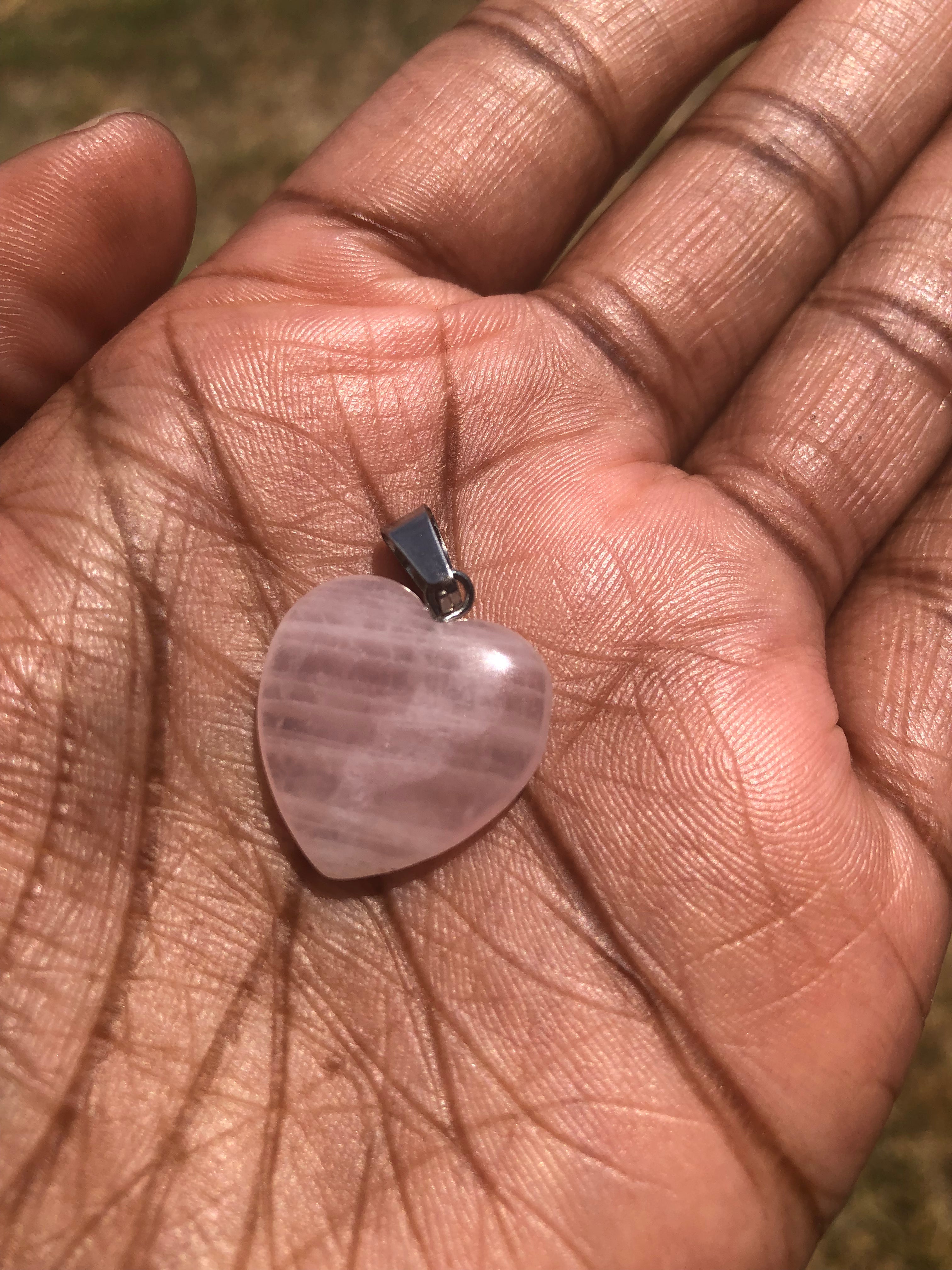 Mini Rose Quartz Pendant