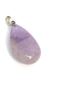 Amethyst teardrop pendants