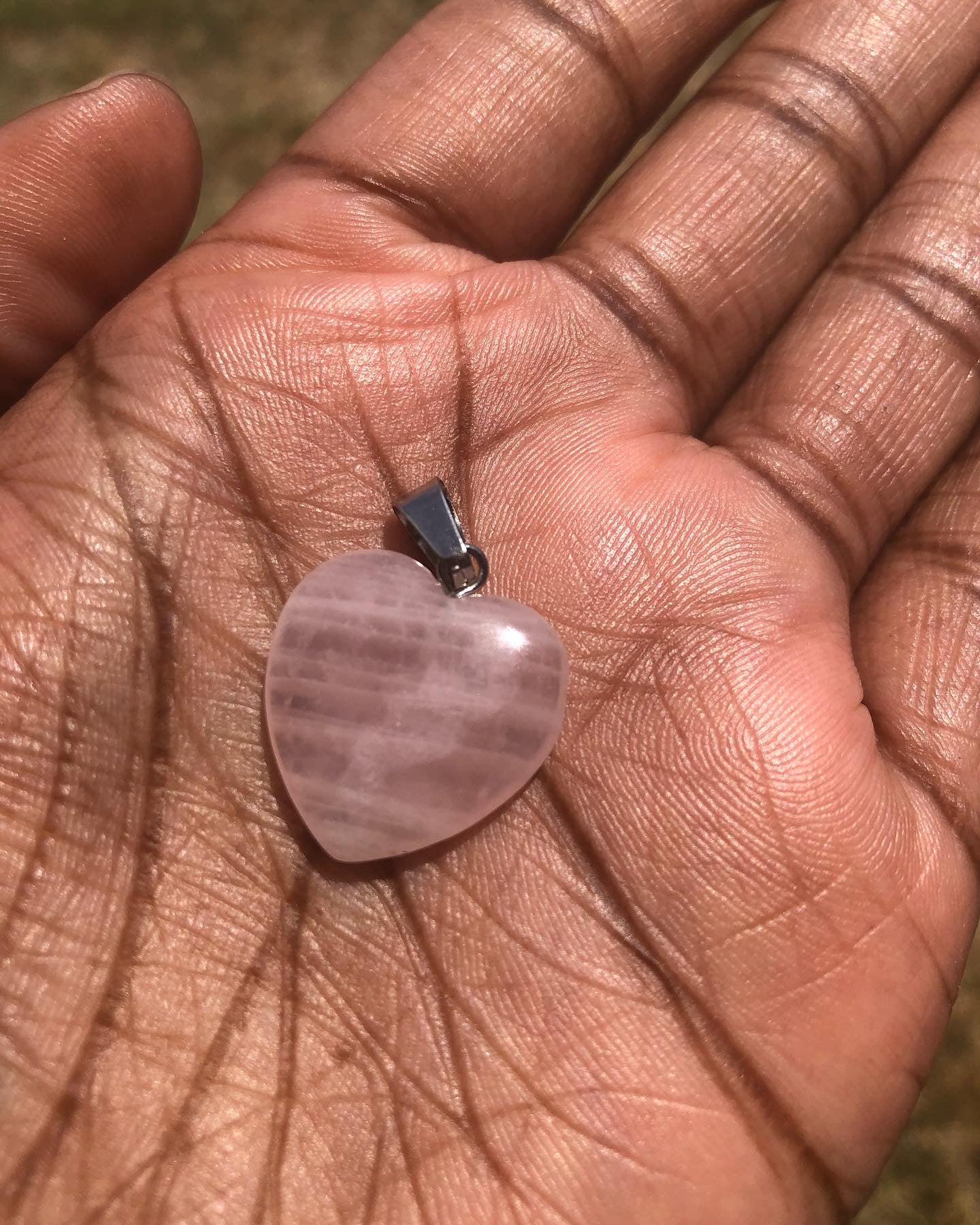 Mini Rose Quartz Pendant