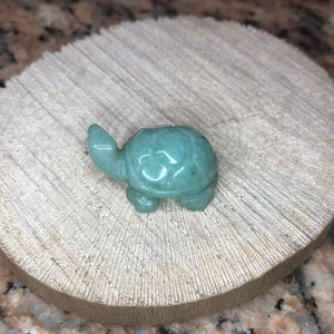 Mini GreenAventurine Turtles