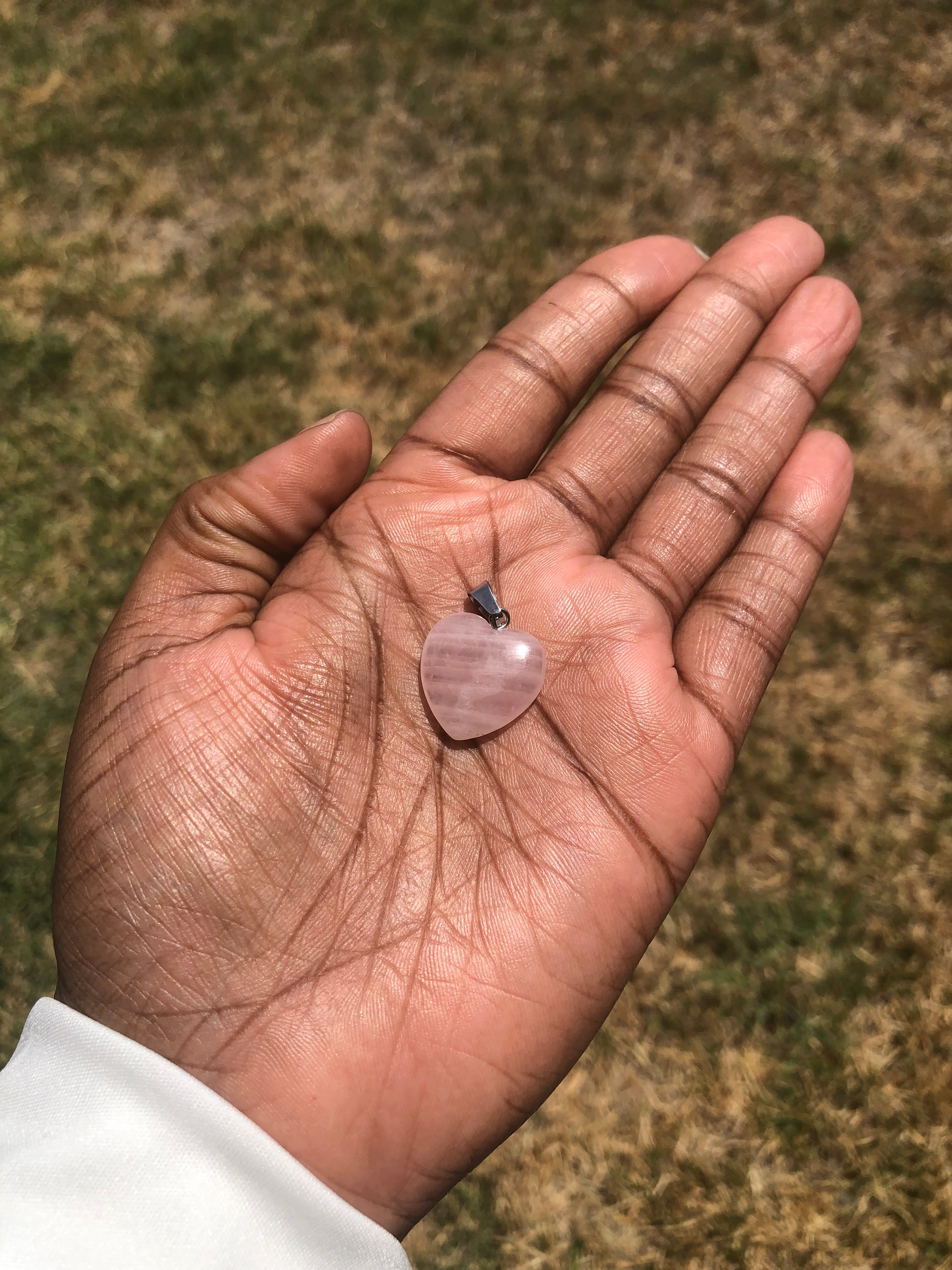 Mini Rose Quartz Pendant