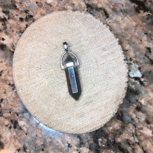 Bloodstone Double Terminated Pendant￼