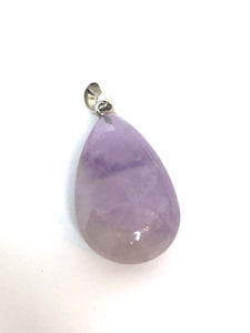 Amethyst teardrop pendants