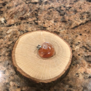 Fire Quartz Heart Pedant